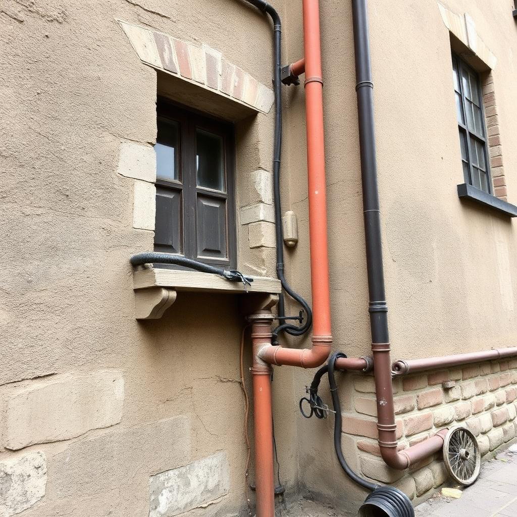 Reparación de Tubería General de Edificio Antiguo